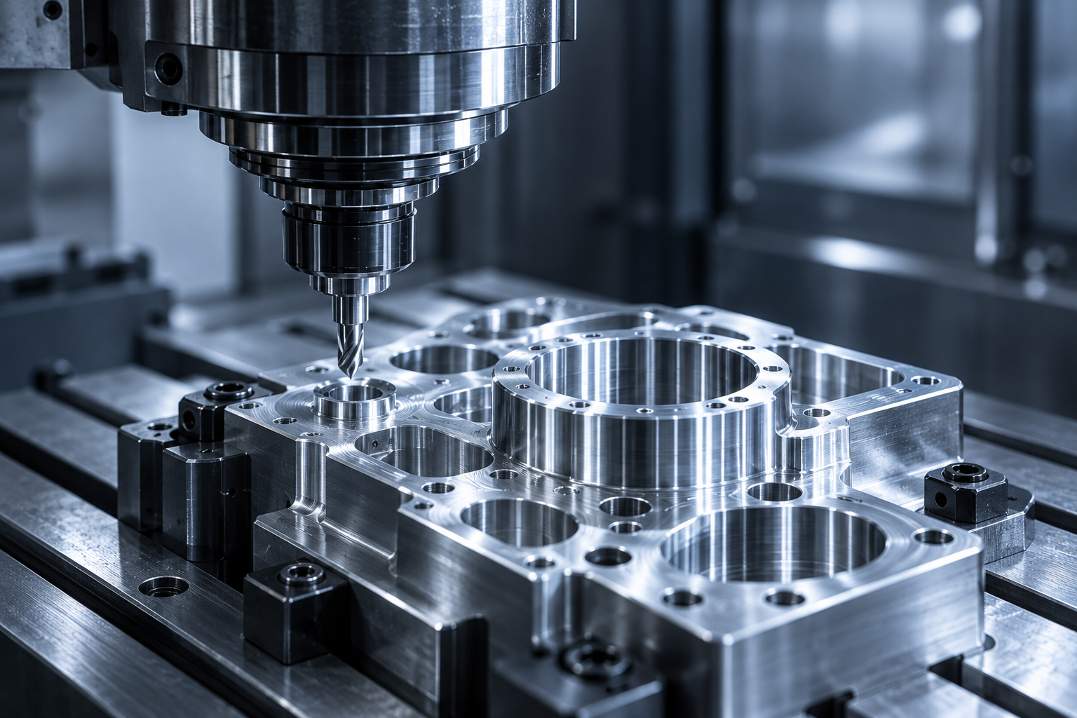 CNC makinelerinde hassas işleme ve odak