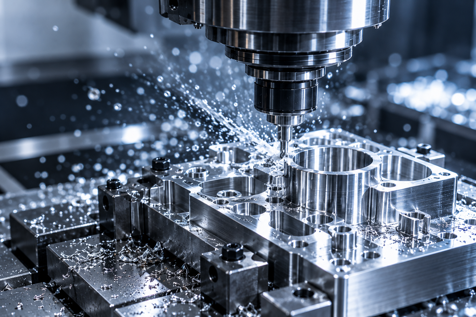 Hassas CNC frezeleme ve işleme işlemi